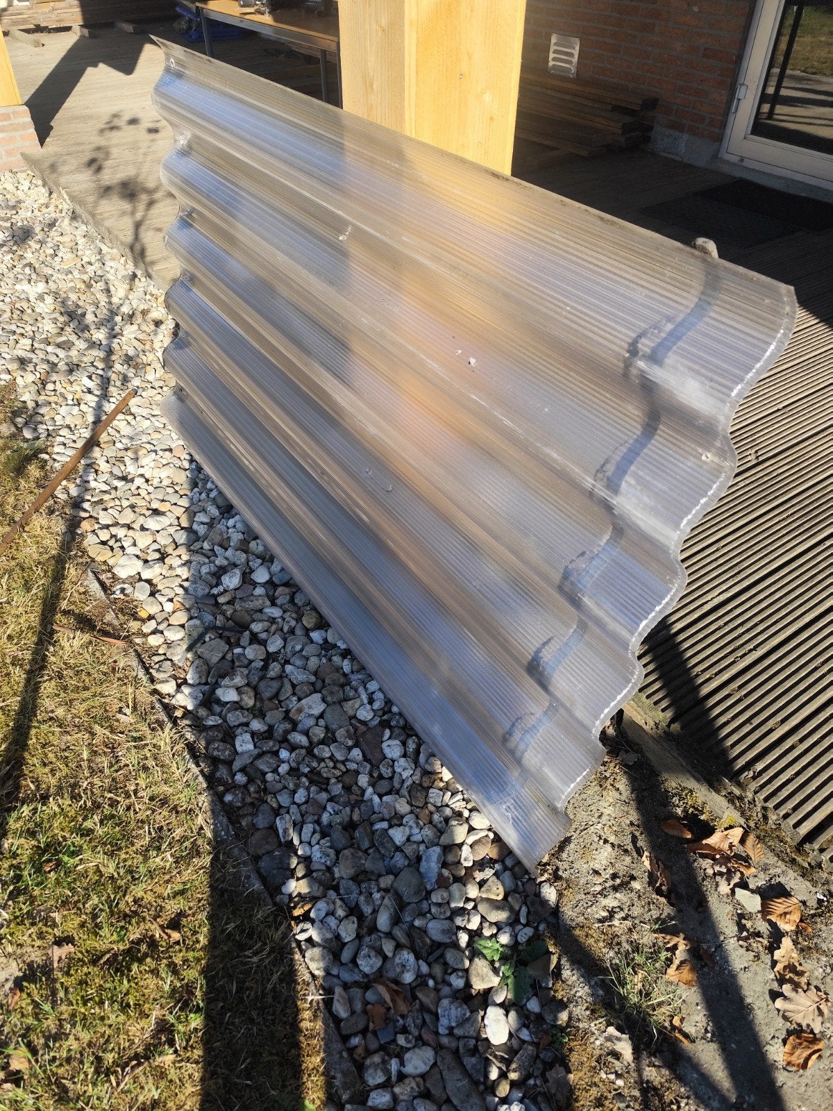 lichtplaat 180x130, Ophalen, Gebruikt, Steen of Klei, 15 m² of meer