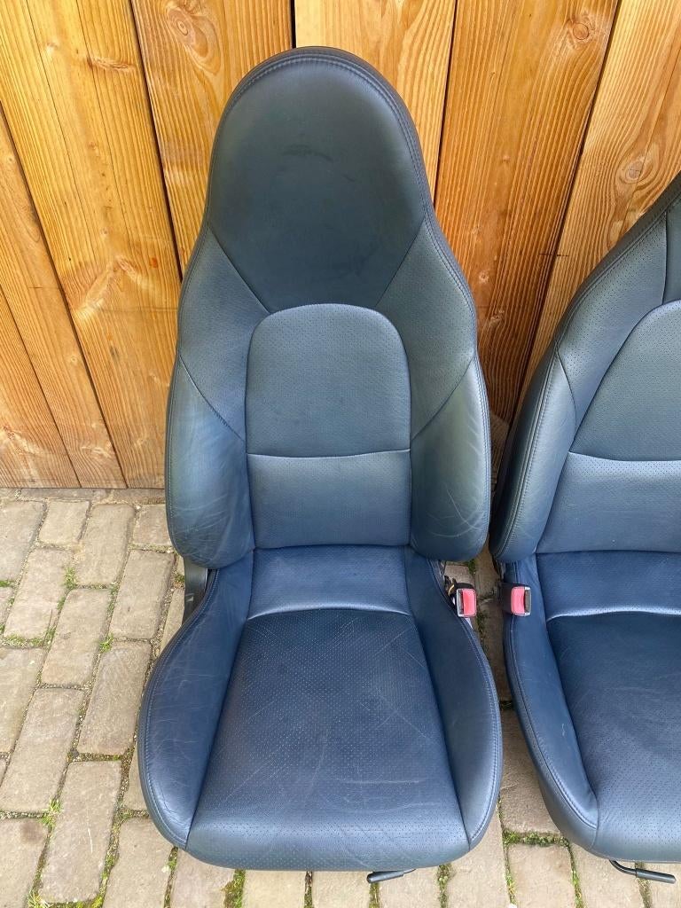 Mx5 NBFL stoelen leer blauw, Auto-onderdelen, Ophalen, Info@roadsterperformance.nl, Mazda, Mazda