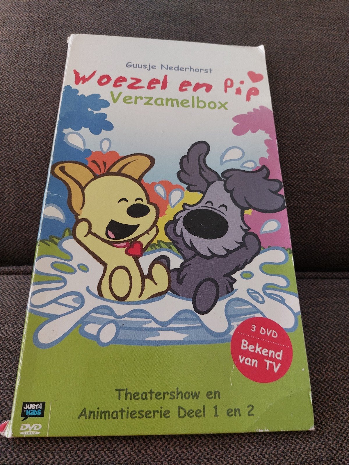 Woezel en Pip Verzamelbox - 3 DVD's, Gebruikt, Animatie, Verzamelbox, Alle leeftijden