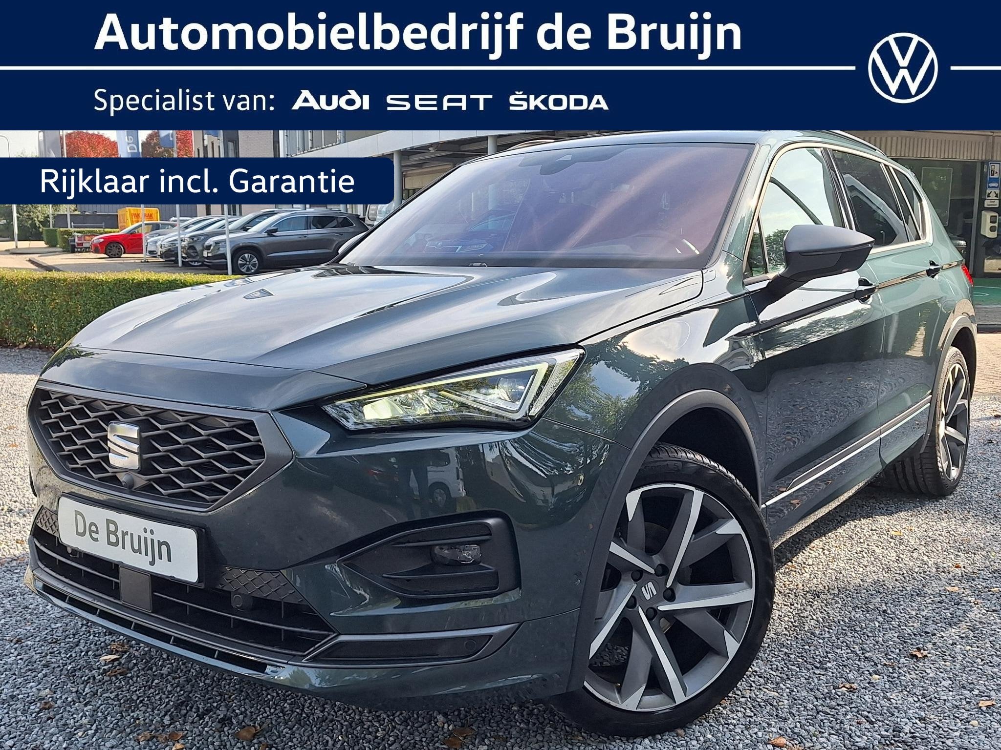 SEAT Tarraco 1.5 TSI 150pk DSG FR (Trekhaak,360 Camera,Virtu, 12 maanden, Stof, 4 cilinders, Verwarmde buitenspiegels