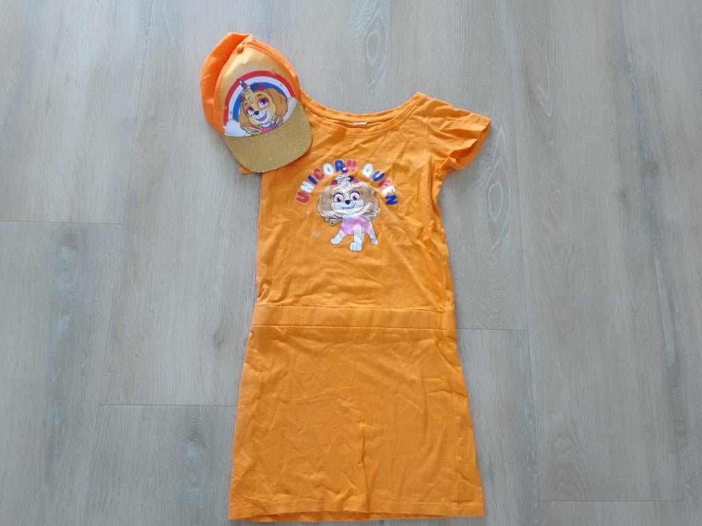 Paw Patrol Sky jurk en petje koningsdagoutfit, Meisje, Nieuw, Ophalen of Verzenden, Jurk of Rok