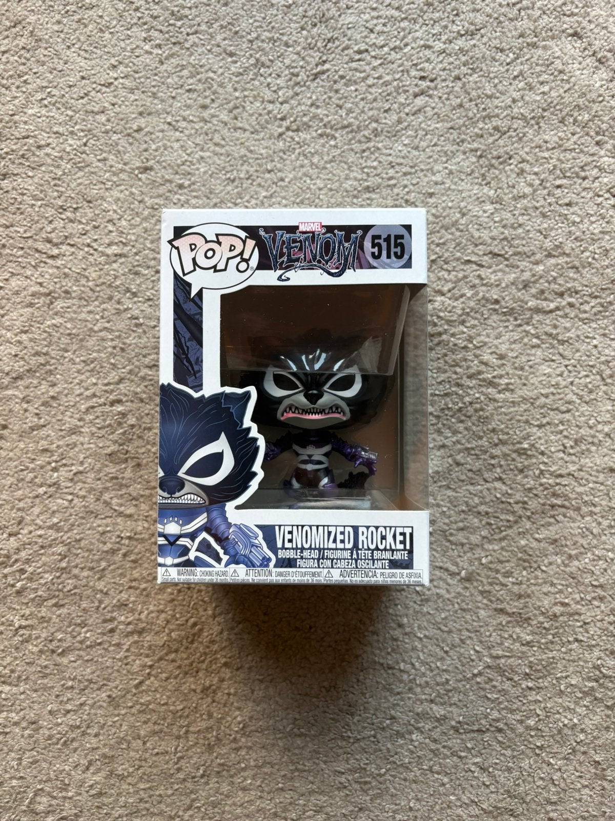 Funko pop Venomized Rocket #515, Ophalen of Verzenden, Nieuw
