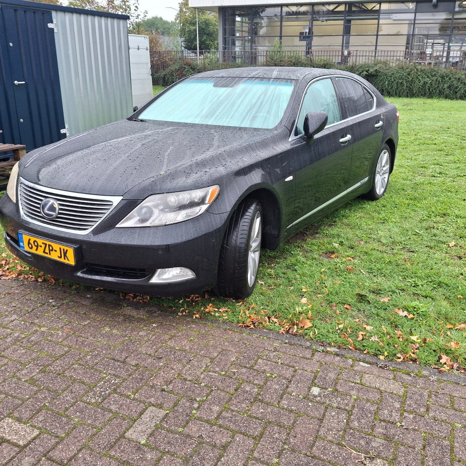 Moet weg!! Lexus LS 5.0 v8 -445pk- Hybride 2008 donkerblau, Auto's, Automaat, 394 pk, 2245 kg, Zwart