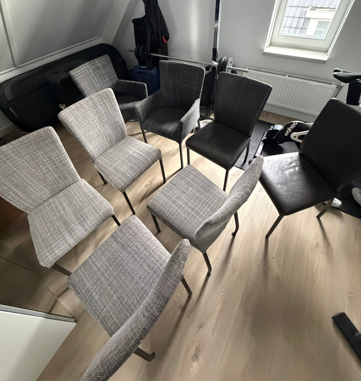 Eetkamerstoelen 35 per stuk, Ophalen, Gebruikt