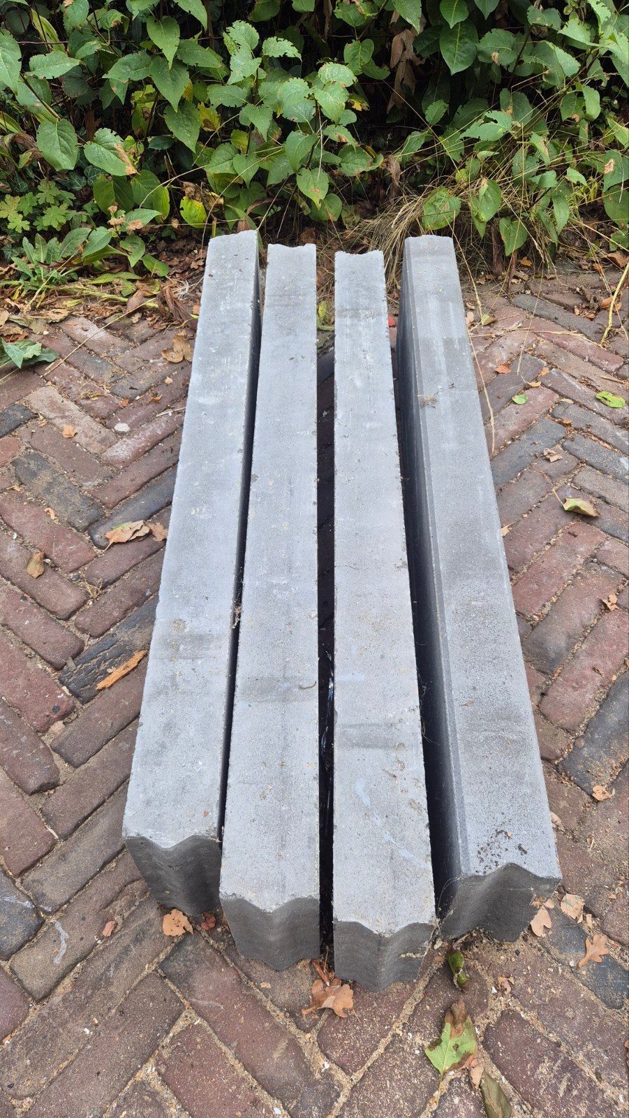 Betonnen opsluitbanden 100x8x20 cm, Tuin en Terras, Ophalen, Gebruikt, 100 tot 200 cm, Minder dan 25 cm
