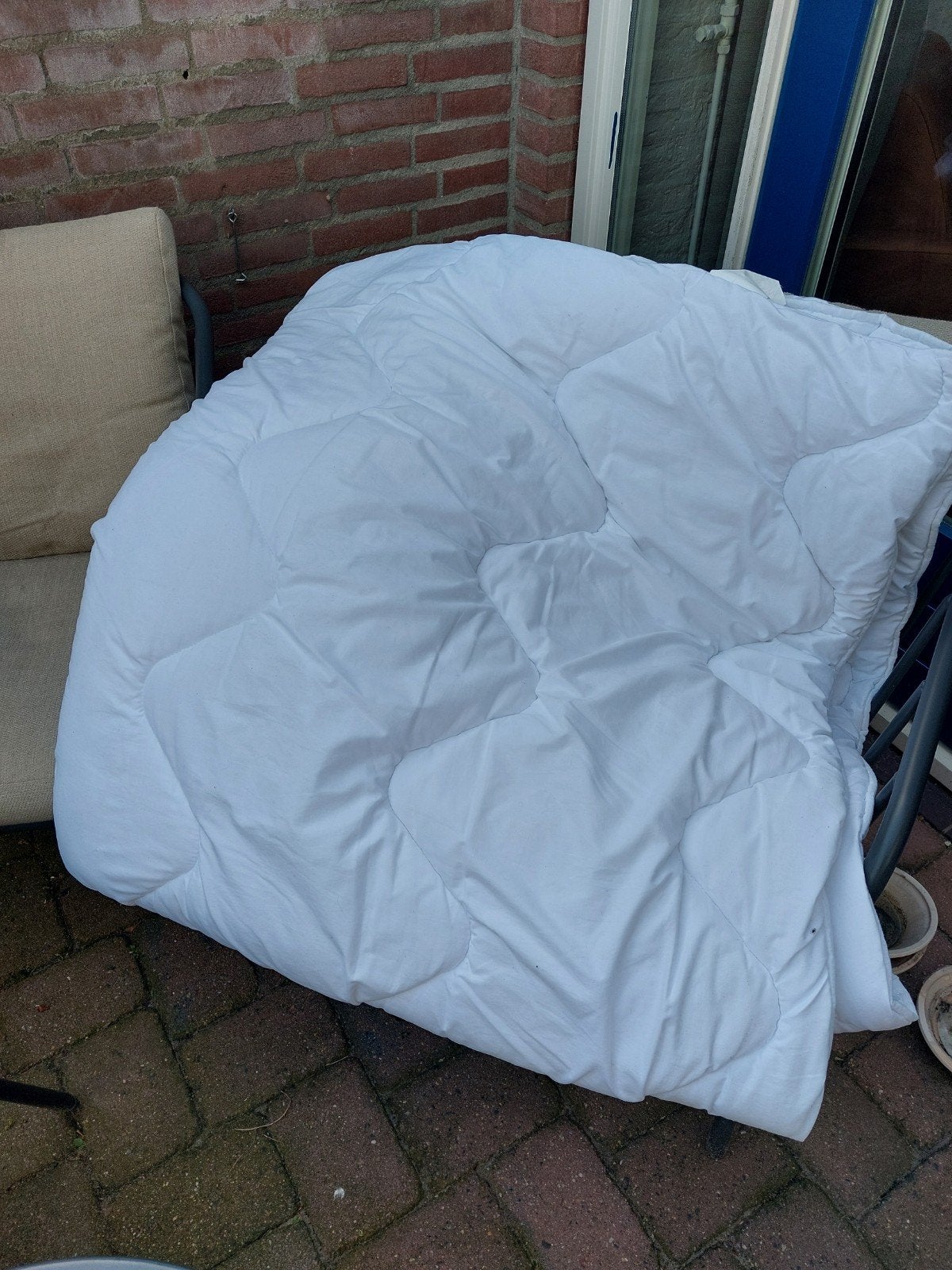 Swizz Dekbed 200x200 cm - Zo goed als nieuw, Ophalen, Wit, Tweepersoons, Deken of Dekbed