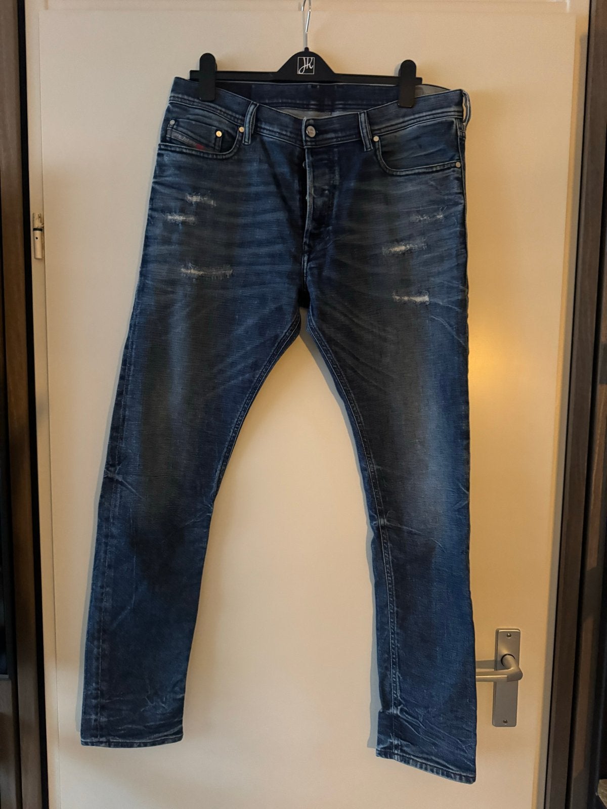 Diesel Tepphar Slim-Carrot Jeans W36 L32, Ophalen of Verzenden, Zo goed als nieuw, Blauw, W36 - W38 (confectie 52/54)