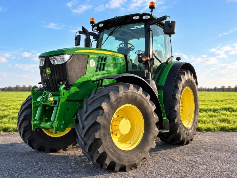 2013 John Deere 6210R Vierwielaangedreven landbouwtractor, Zakelijke goederen, 120 tot 160 Pk, John Deere