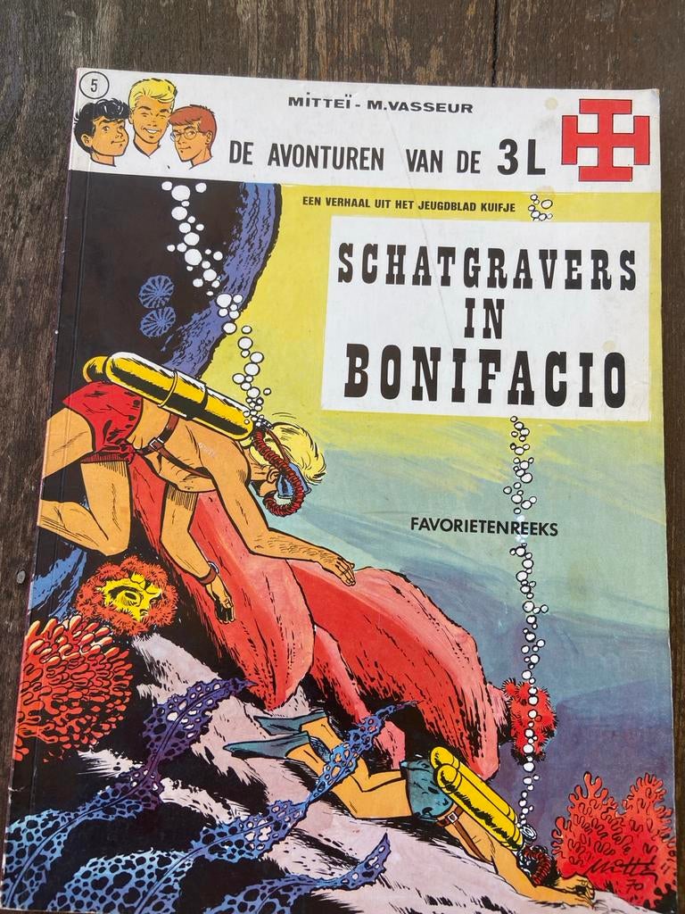 De Avonturen van de 3L: Schatgravers in Bonifacio, Eén stripboek, Ophalen of Verzenden, Gelezen