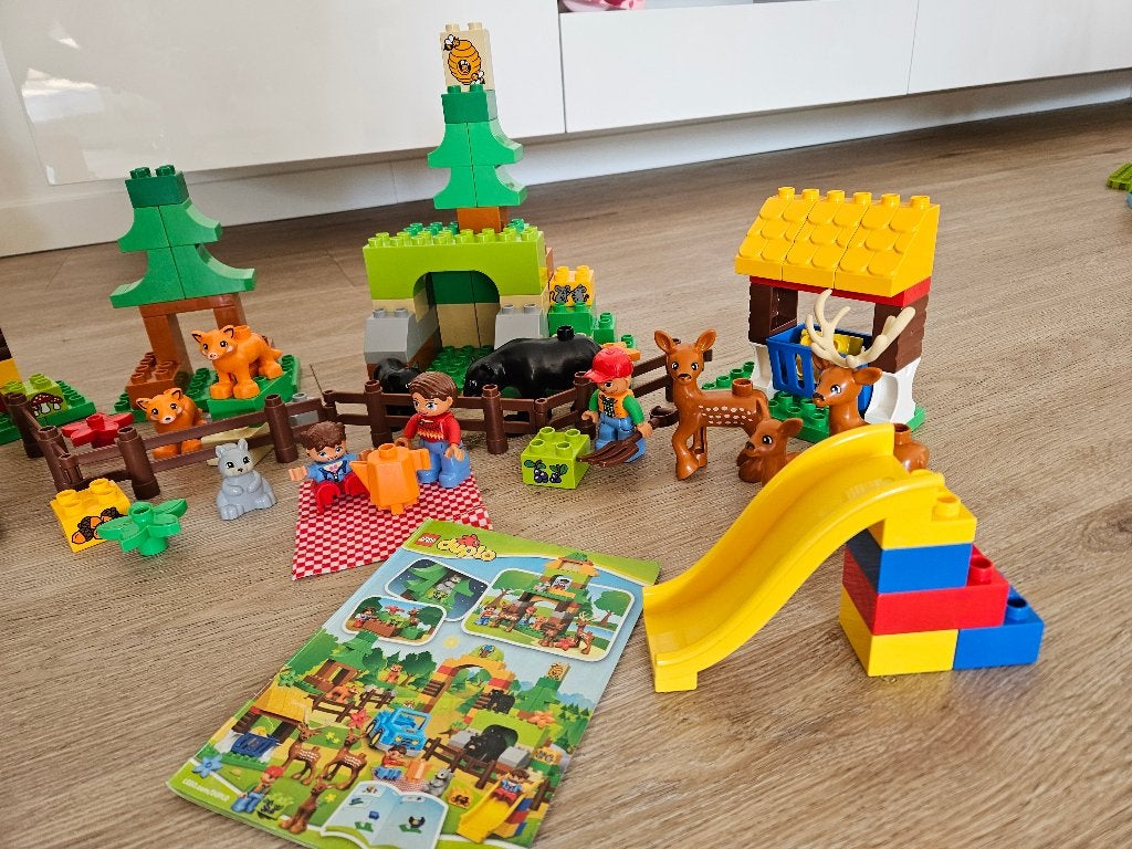Lego duplo 10584, het grote bos, Ophalen, Zo goed als nieuw, Compleet, Duplo