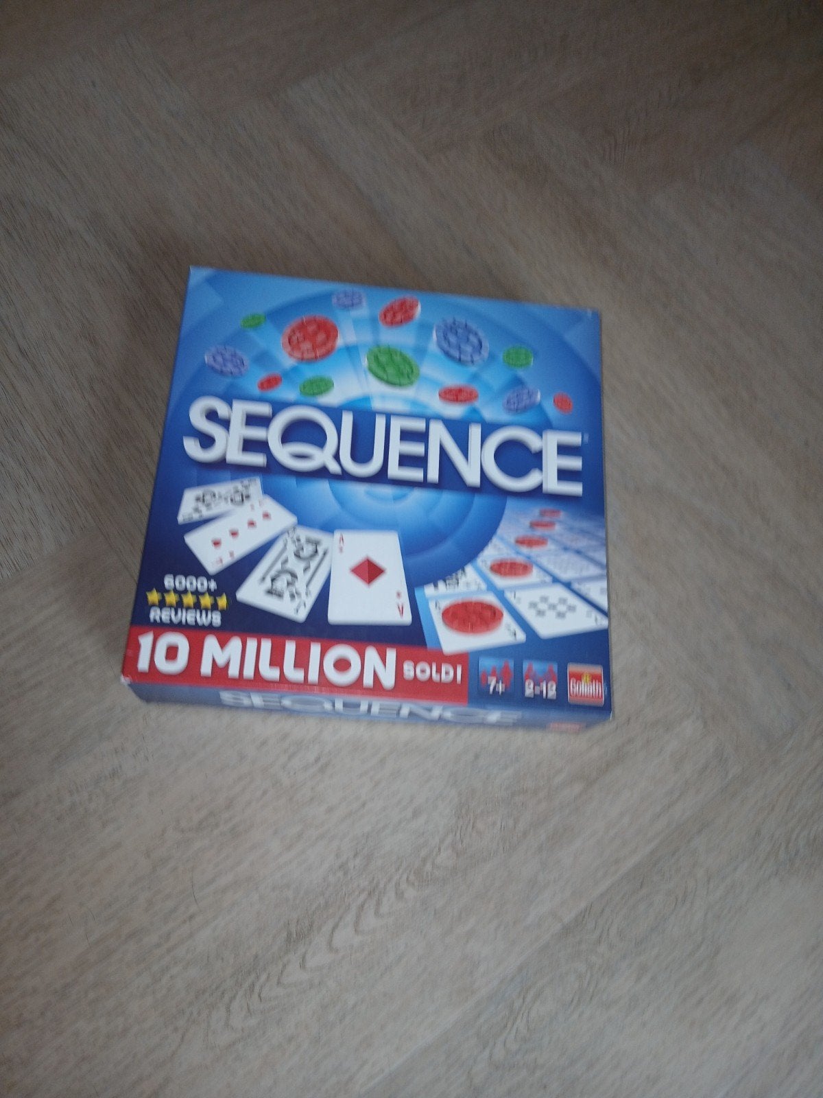 Sequence bordspel - Strategisch kaart- en bordspel, Vijf spelers of meer, Ophalen, Zo goed als nieuw, Goliath