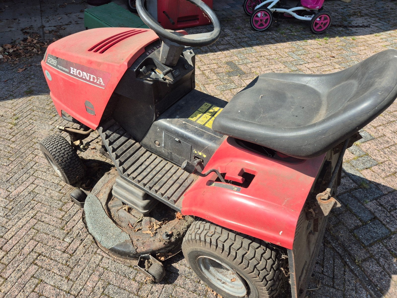 Honda Hydrostatic 2218 maaitrekker- Gebruikt, Tuin en Terras, Cirkelmaaier, Honda, Gebruikt, Ophalen of Verzenden