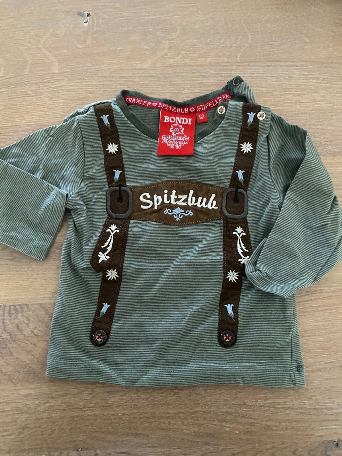 Trachten oktoberfeest longsleeve, Ophalen of Verzenden, Zo goed als nieuw, Meisje, Shirtje of Longsleeve