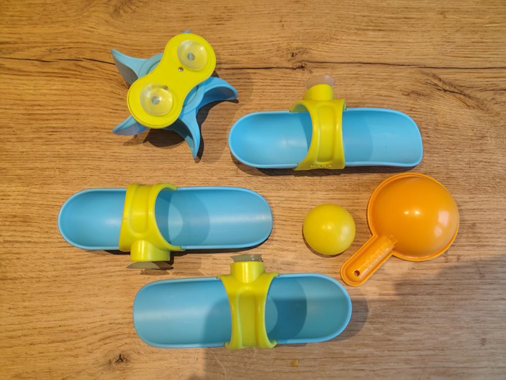 Haba badspeelgoed: waterbaan met zuignappen, Ophalen of Verzenden, Gebruikt