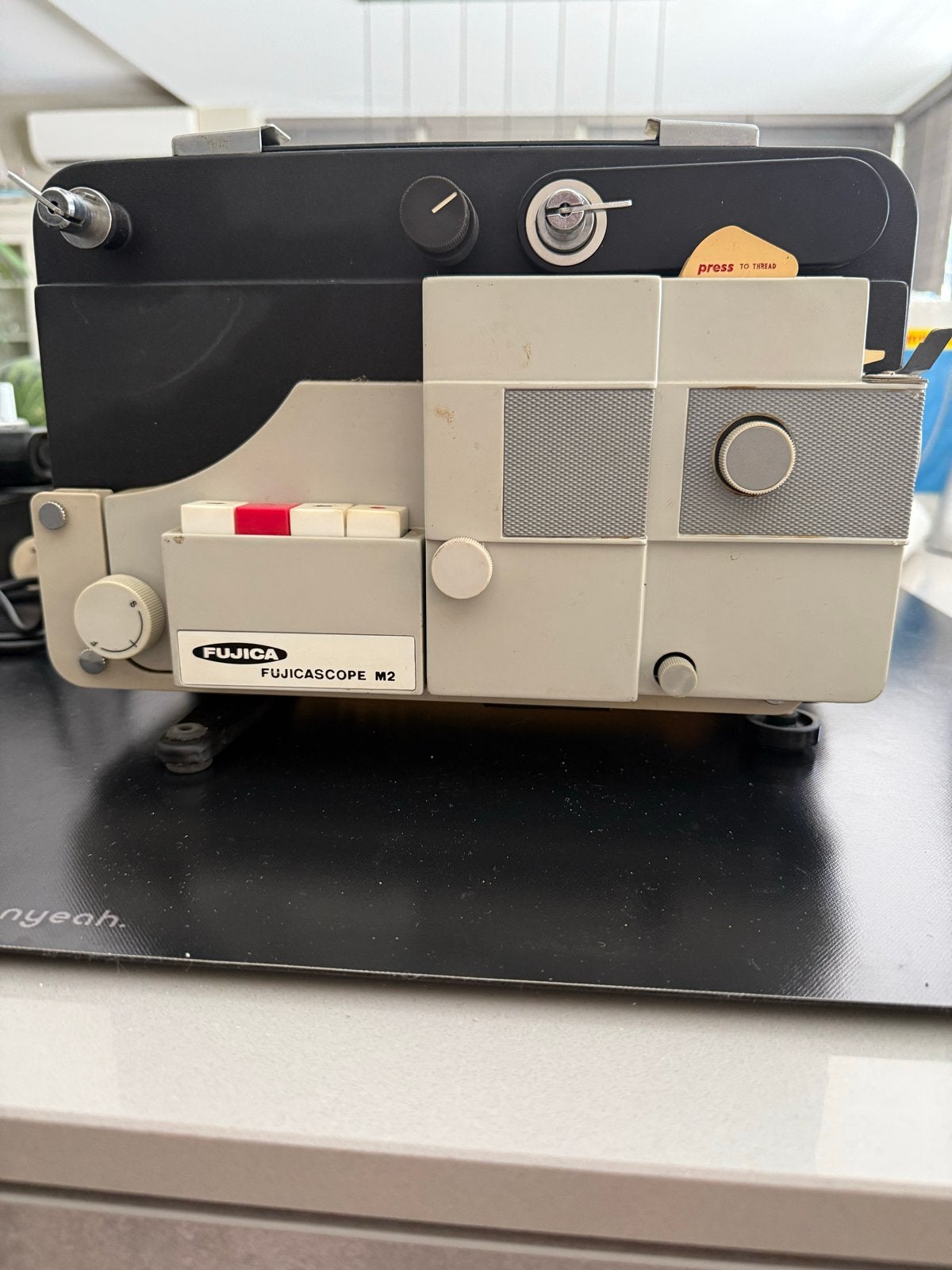 Fujicascope M2 Single-8 filmprojector met tas, Ophalen, Gebruikt
