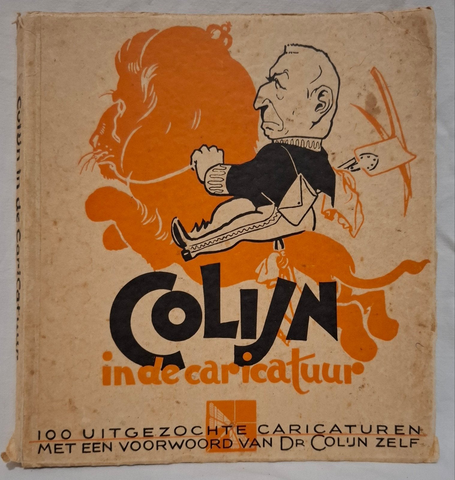 Colijn in de Caricatuur - 100 Uitgezochte Caricaturen, Ophalen of Verzenden, Gelezen, Diverse Caricaturisten, Voorwoord door Dr. H. Colijn