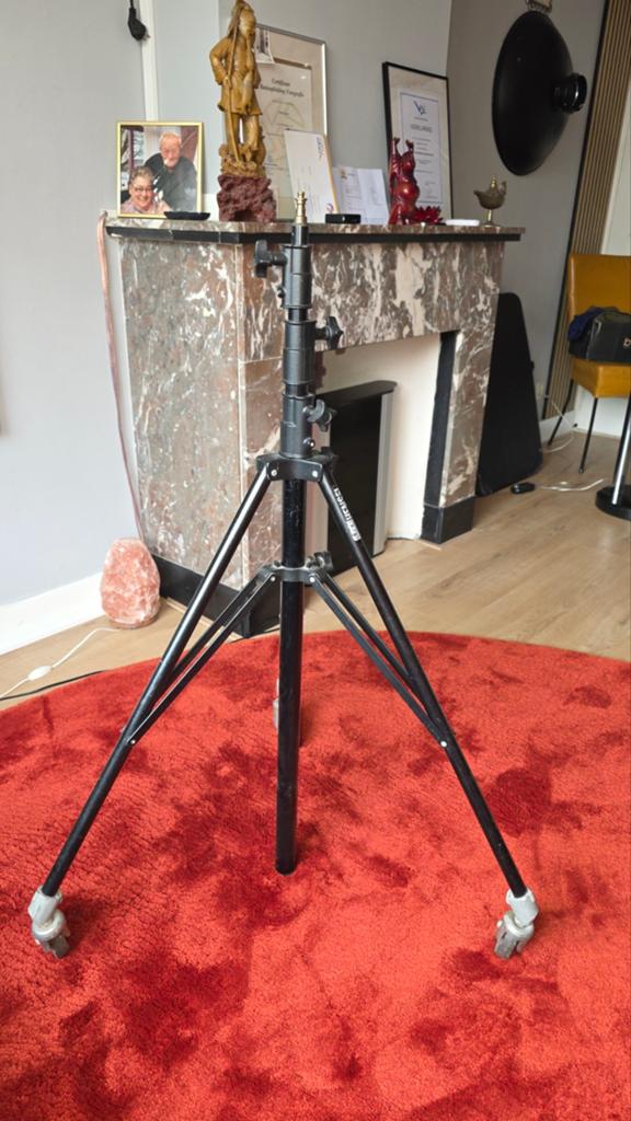 Professionele lampstatief met wielen, Ophalen of Verzenden, Gebruikt