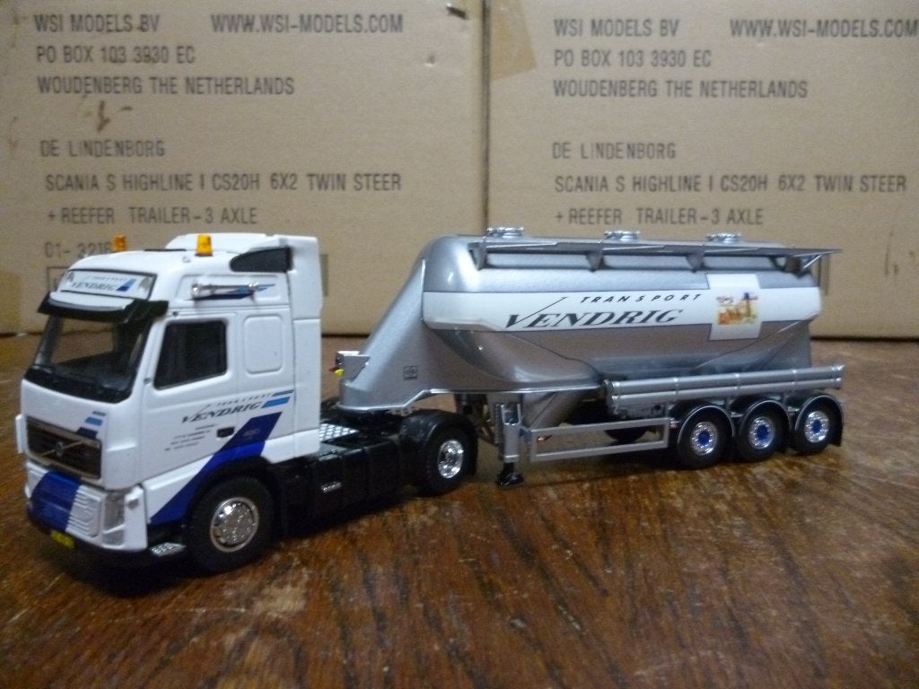 Tekno Volvo FH3 Vendrig met certificaat, Hobby en Vrije tijd, Modelauto's | 1:50, Ophalen of Verzenden, Nieuw, Bus of Vrachtwagen