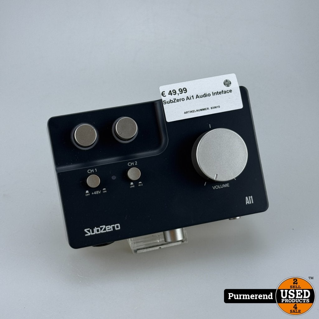 SubZero Ai1 Audio Inteface, Flex Ltd., Gebruikt, https://flex.com/contact-us, Nobelstraat 10, 5807 GA Oostrum LB, Limburg, Nederland