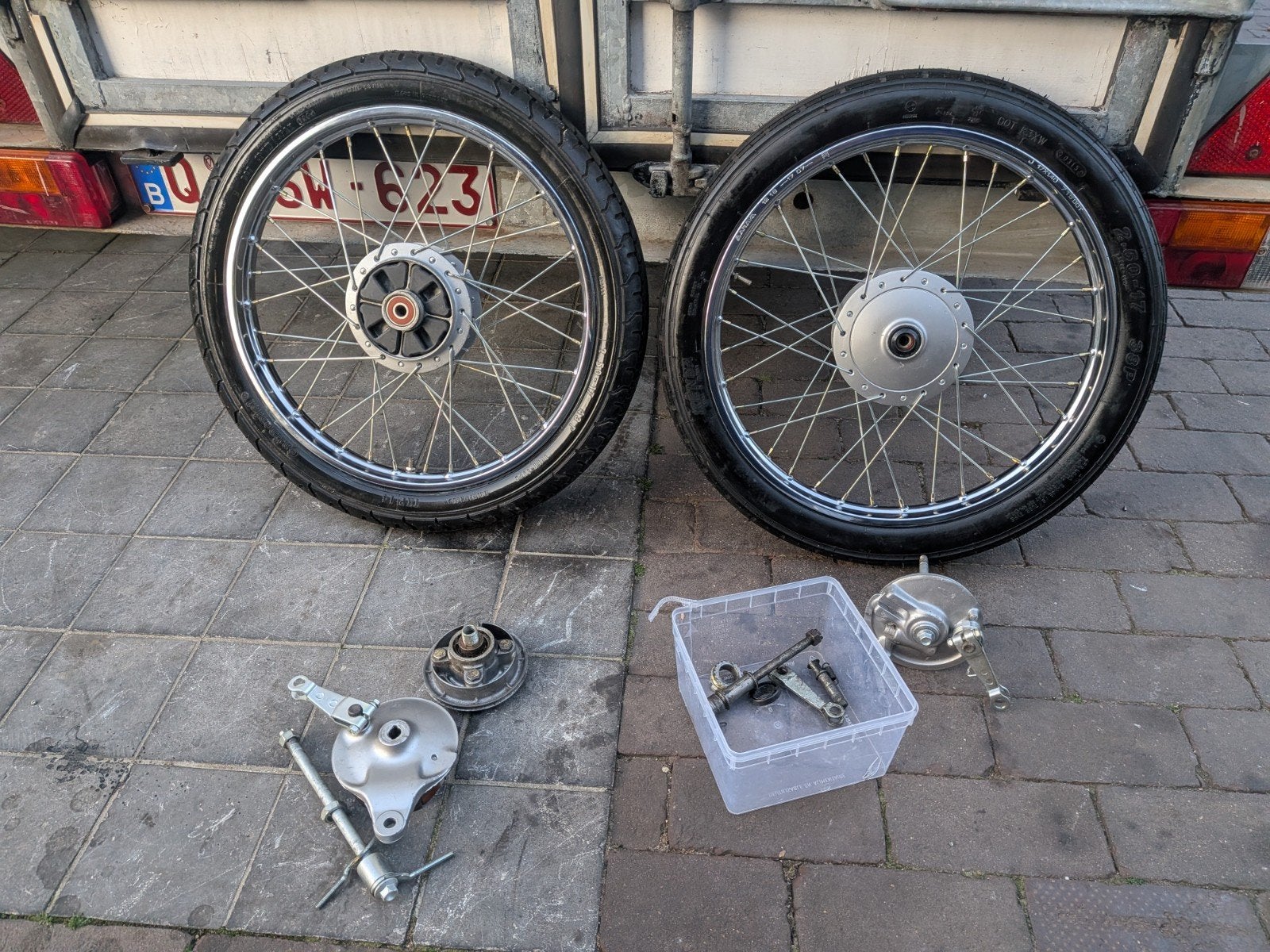 Honda SS 50 / CD 50 / C50 ... wielen, Fietsen en Brommers, Ophalen of Verzenden, Overige typen, Overige merken