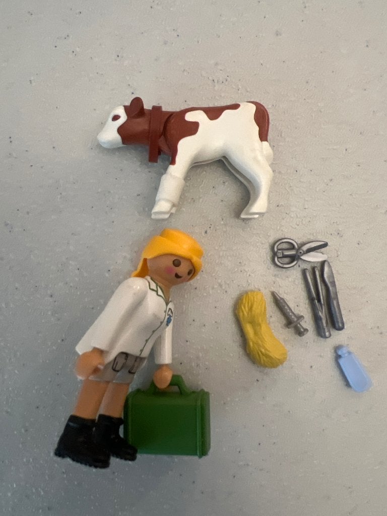 Playmobil 70252 veearts met kalfje, Ophalen of Verzenden, Gebruikt
