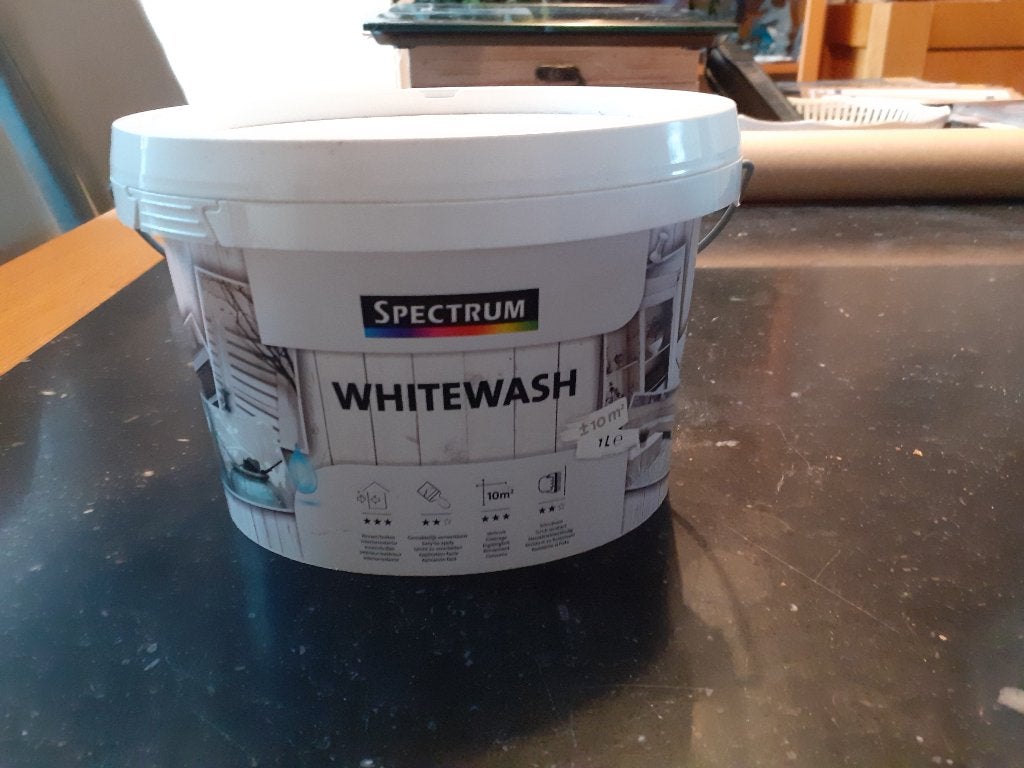 Whitewash/Greywash verf, Ophalen, Wit, Nieuw, Verf