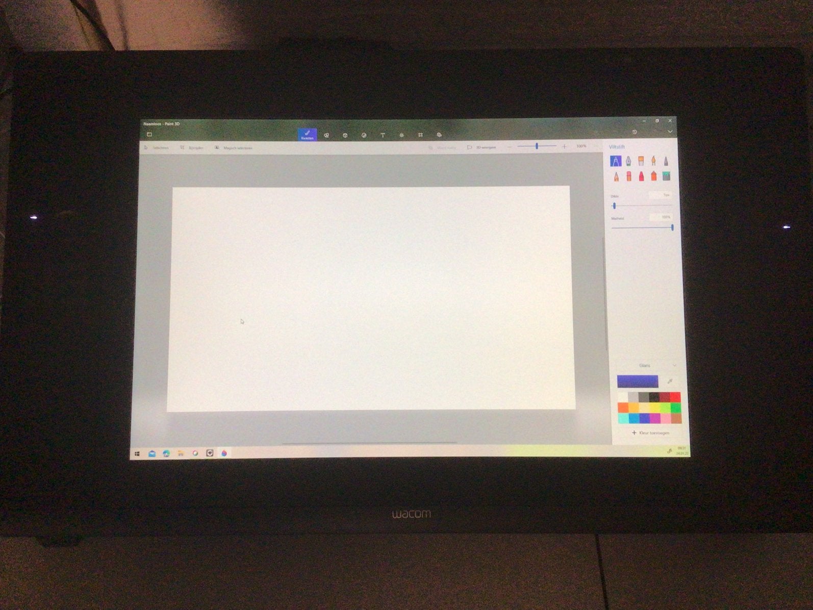 Wacom cintiq 24 HD teken en bewerkings tablet, Computers en Software, Ophalen, Zo goed als nieuw