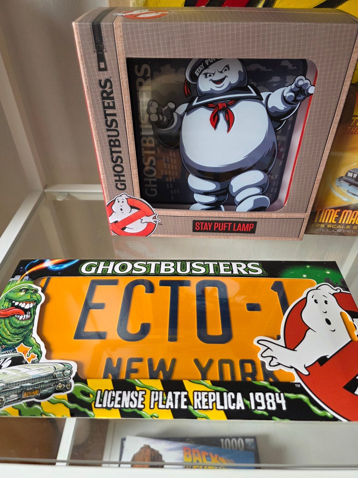 Ghostbusters Stay Puft Lamp & Ecto-1 Kentekenplaat, Ophalen of Verzenden, Nieuw