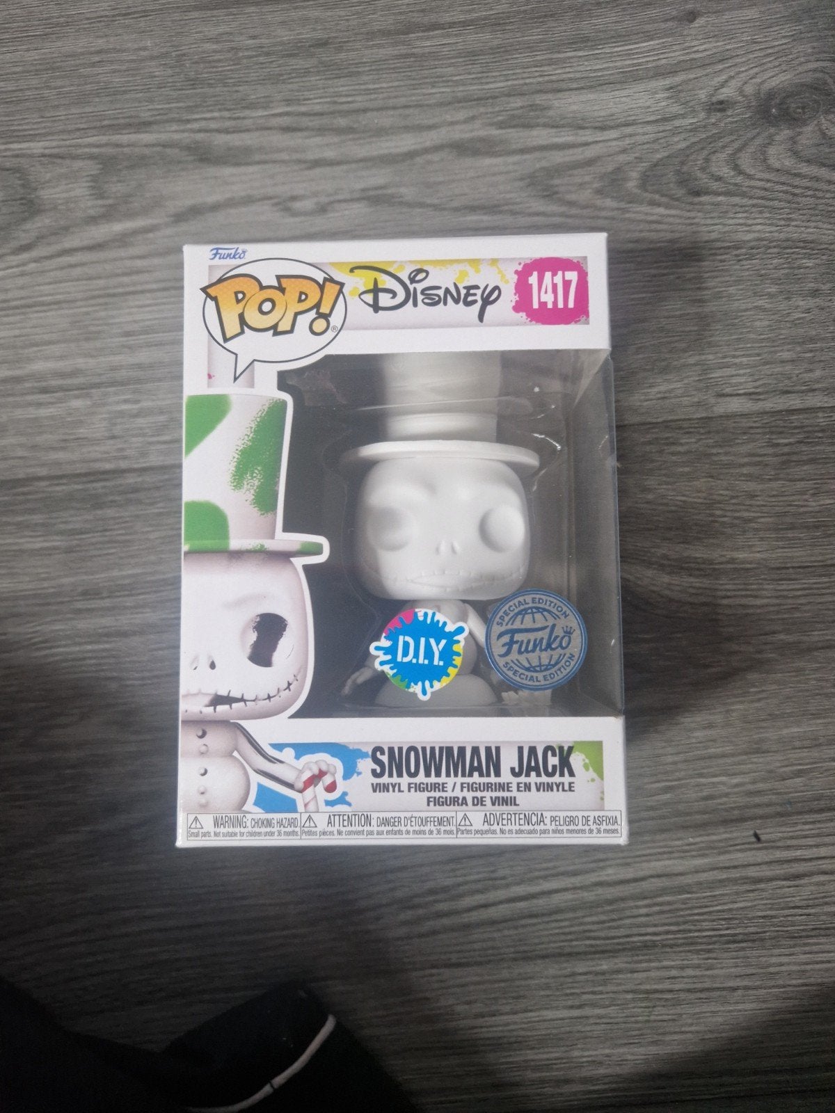Funko Pop! Disney: Snowman Jack #1417 DIY Special Edition, Ophalen, Nieuw
