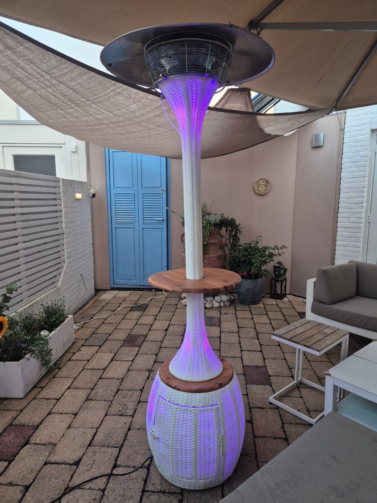 Idrobase Oasi partylamp/ heater, Ophalen, Zo goed als nieuw