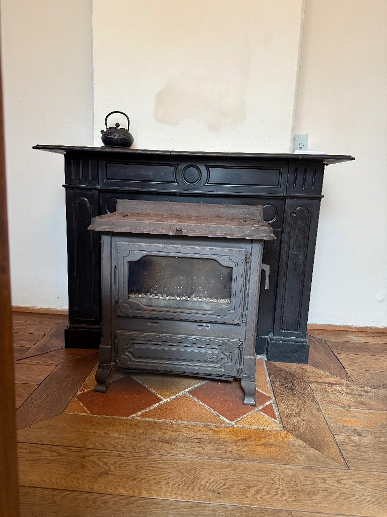 Houtkachel In goede staat, Huis en Inrichting, Kachels, Ophalen, Gebruikt, Houtkachel, Vrijstaand
