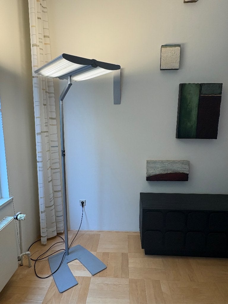 Vloerlamp Waldmann, Ophalen, Gebruikt, Metaal, 150 tot 200 cm