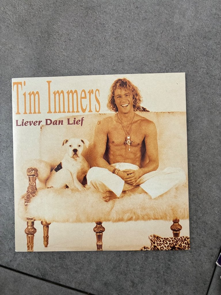 Tim Immers liever dan lief cd-single, Ophalen of Verzenden, Gebruikt, Nederlandstalig