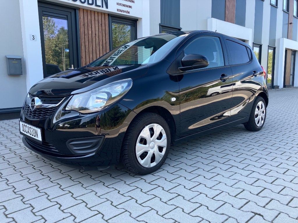 Opel Karl 1.0 Edition airco, Auto's, Voorwielaandrijving, 938 kg, Zwart, Bedrijf