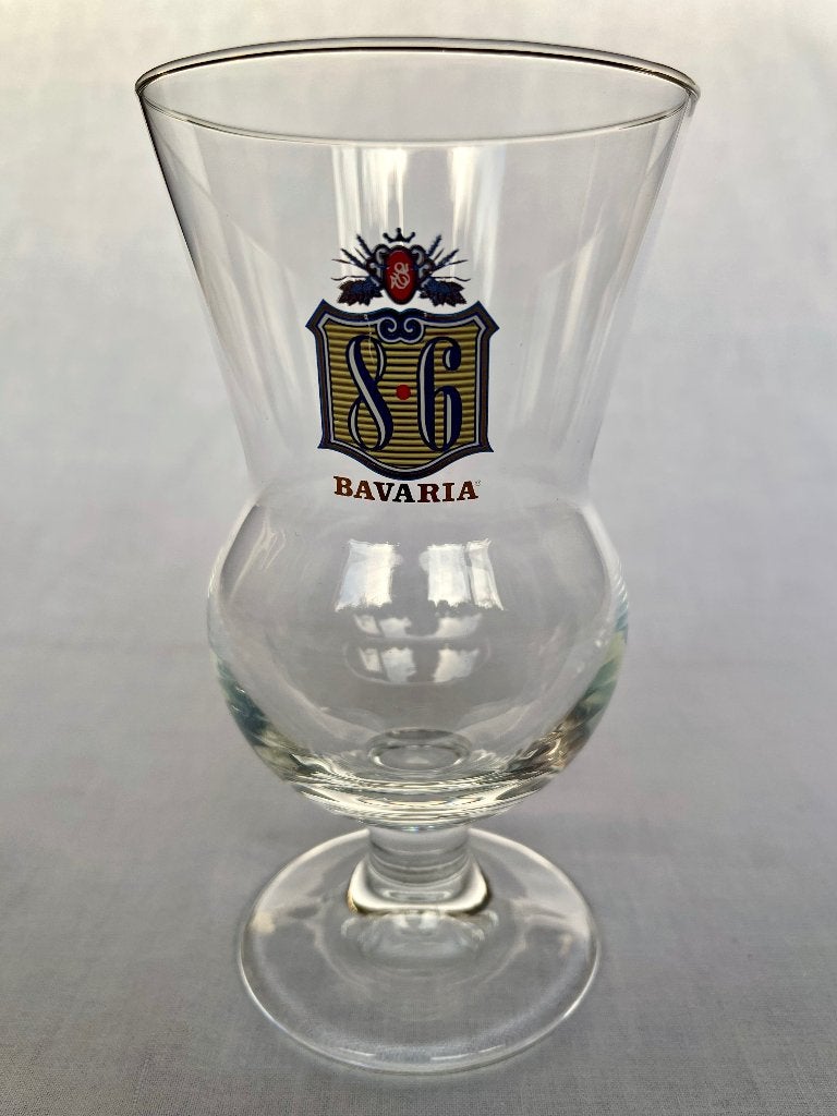 vintage kristallen bierglas Bavaria 8.6 (1994), Verzamelen, Biermerken, Nieuw, Glas of Glazen, Bavaria, Ophalen of Verzenden