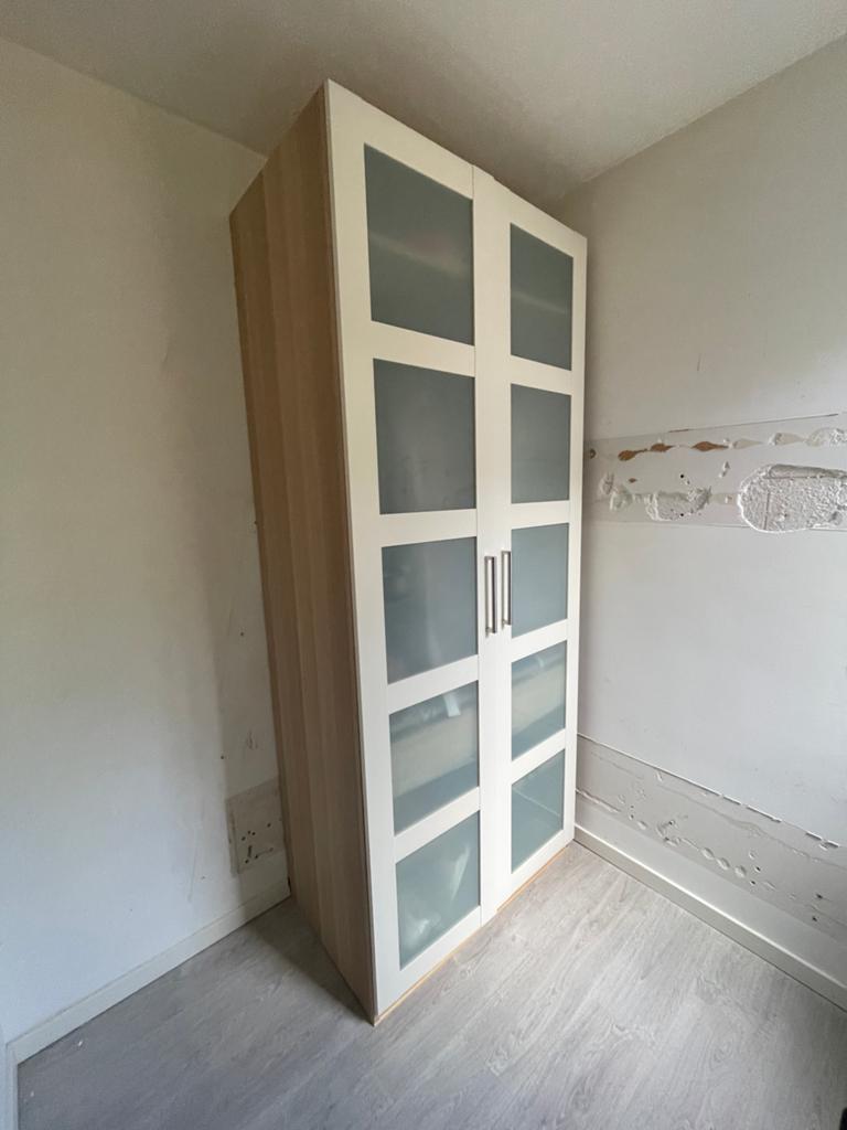 IKEA Pax Kledingkast 235 x 100 cm (H x Br), Gebruikt, 200 cm of meer, Met lade(s), Overige houtsoorten