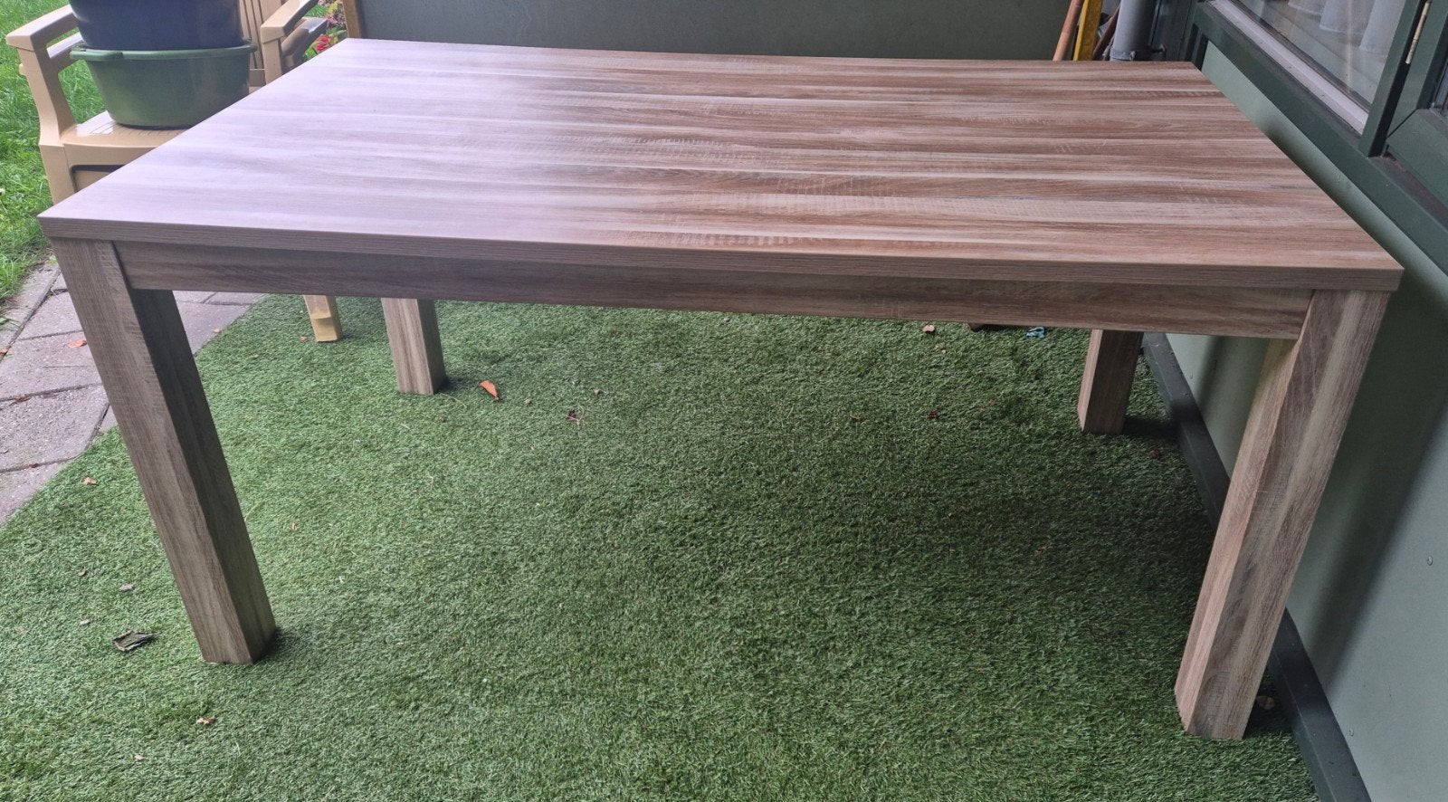 eettafel 160x90 cm, Ophalen, 50 tot 100 cm, 150 tot 200 cm, Vier personen