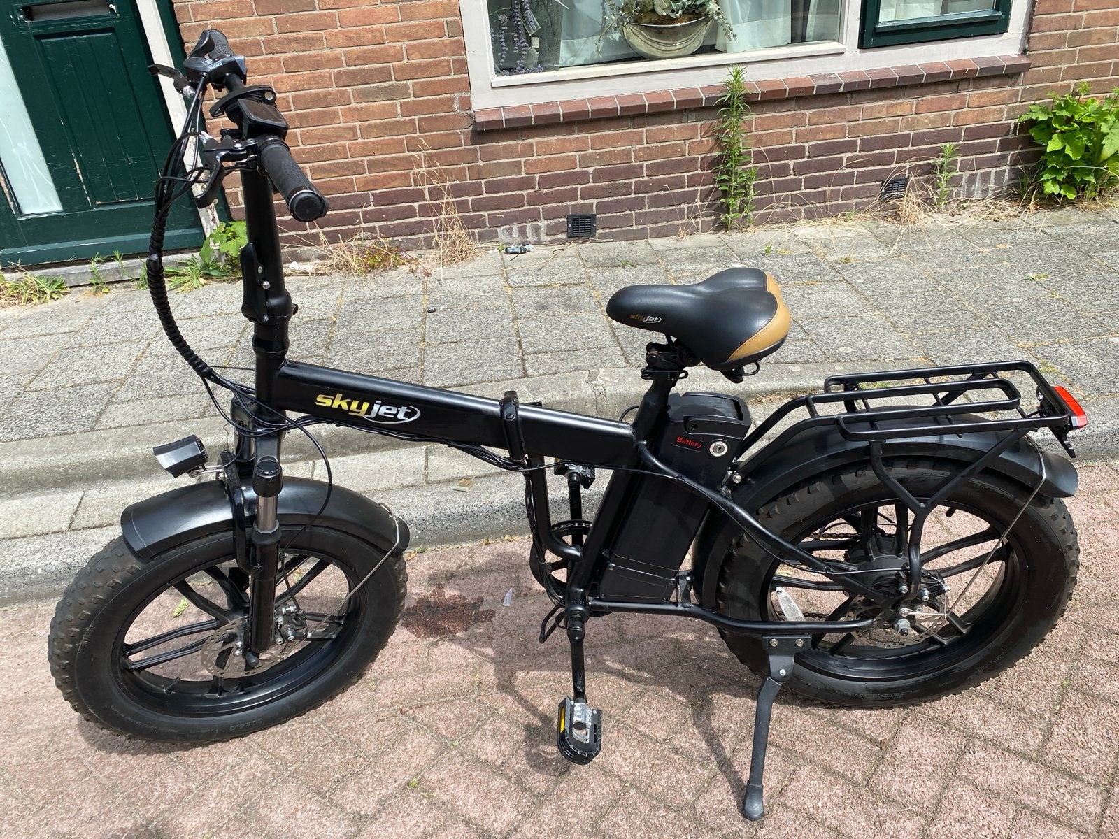 opvouwbare elektrische fatbike, Fietsen en Brommers, Elektrische fietsen, Overige merken, Ophalen of Verzenden, Zo goed als nieuw