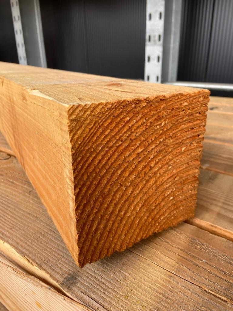 Douglas paal 15x15x250 cm ruw (Op is Op) - J&W 153, Tuin en Terras, Palen, Balken en Planken, Ophalen, Nieuw, 180 tot 250 cm, Palen