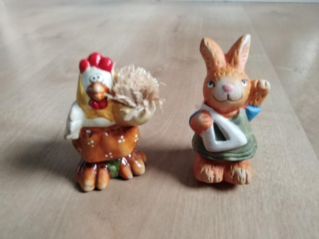 Twee paas beeldjes, Ophalen of Verzenden, Zo goed als nieuw