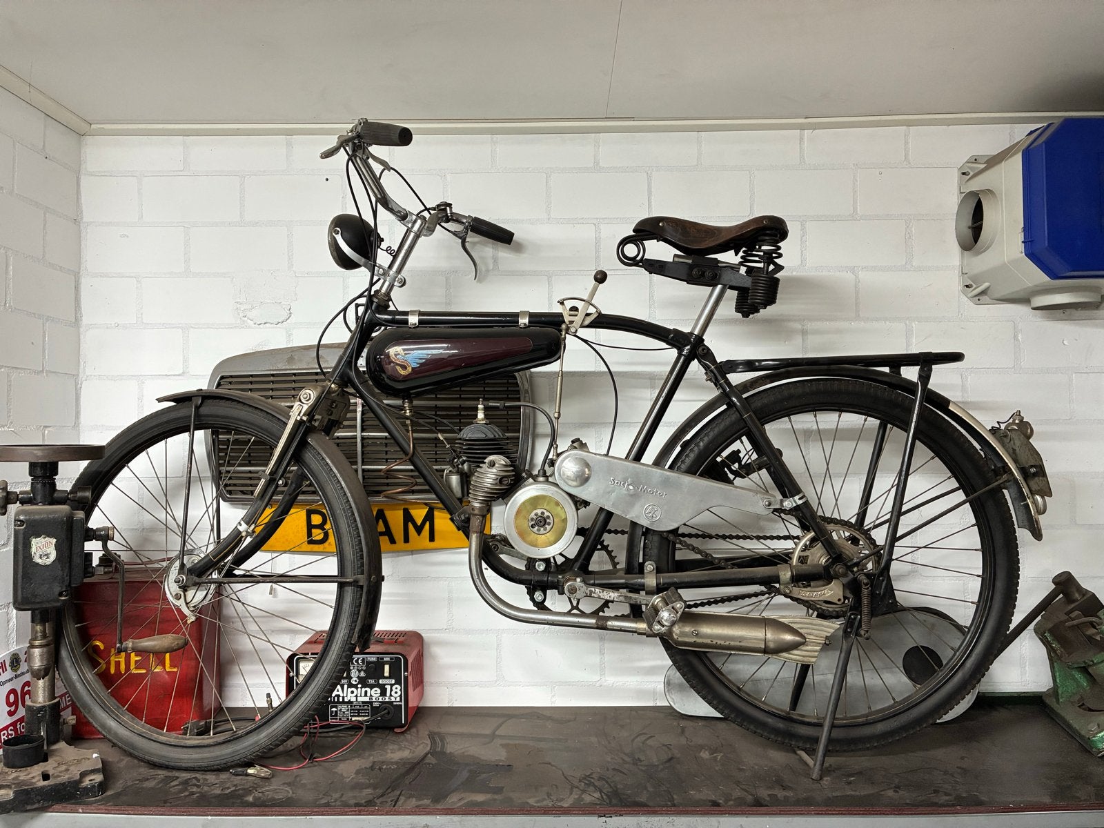 Simplex Amsterdam - Vintage Motorfiets, Gebruikt, Overig, 11 kW of minder, Handgeschakeld