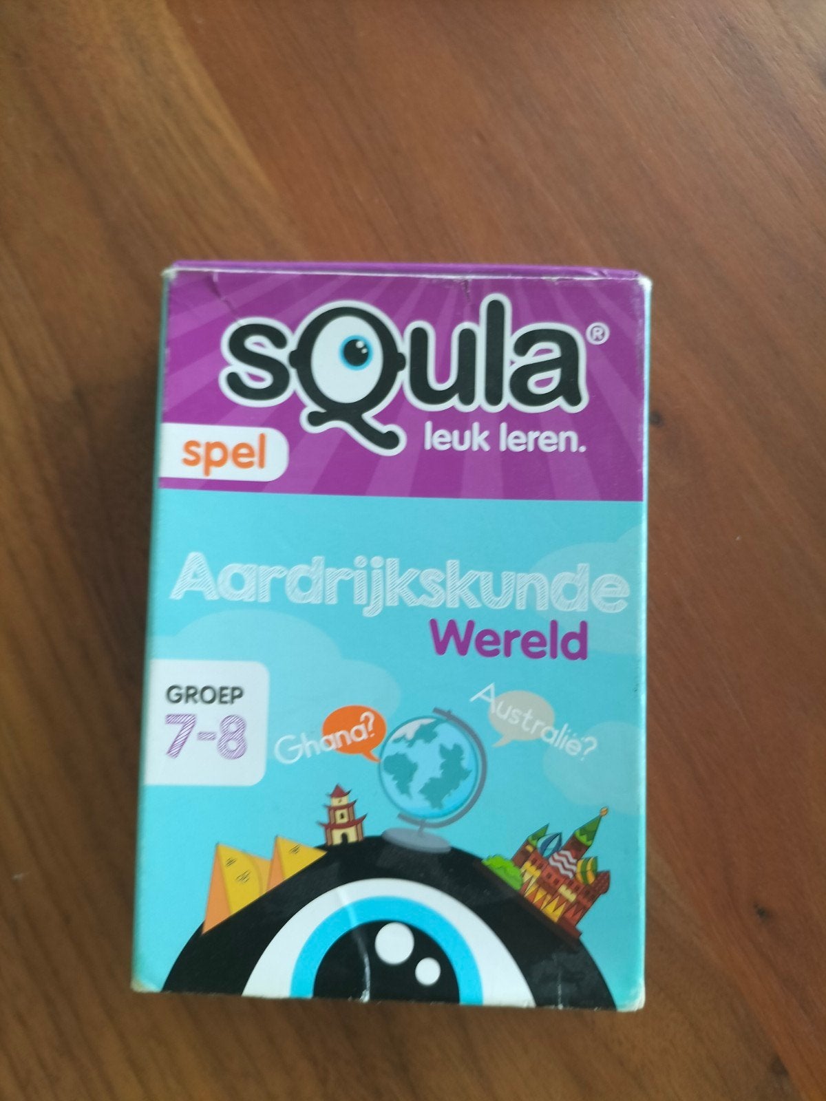 Squla Aardrijkskunde Wereld Spel Groep 7-8, Ophalen of Verzenden, Gebruikt, Ontdekken