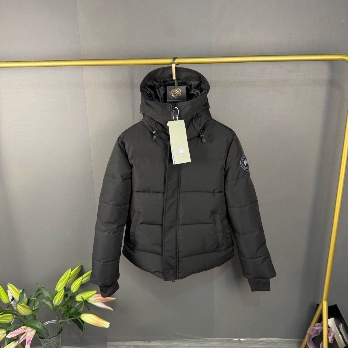 Canada Goose Puffer Jas - Grijs/Zwart - Nieuw, Canada Goose, Nieuw, Overige maten, Ophalen of Verzenden