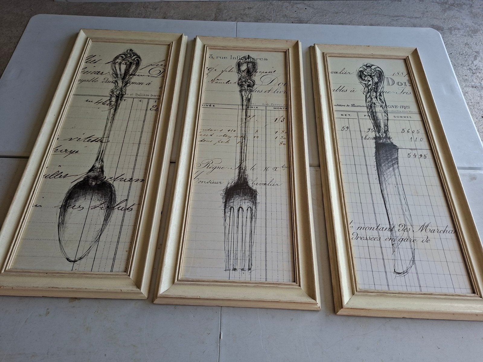 drie lijsten, Ophalen, Minder dan 50 cm, Schilderij