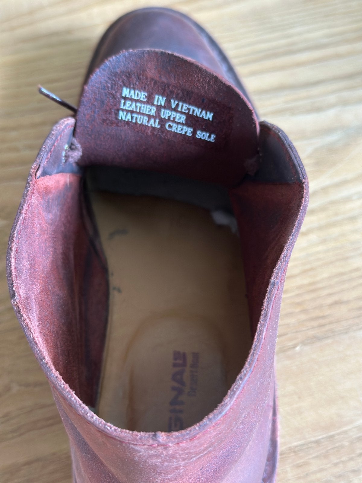 Clarks desert boots burgundy rood maat 42, Kleding | Heren, Ophalen of Verzenden, Zo goed als nieuw, Overige kleuren, Boots