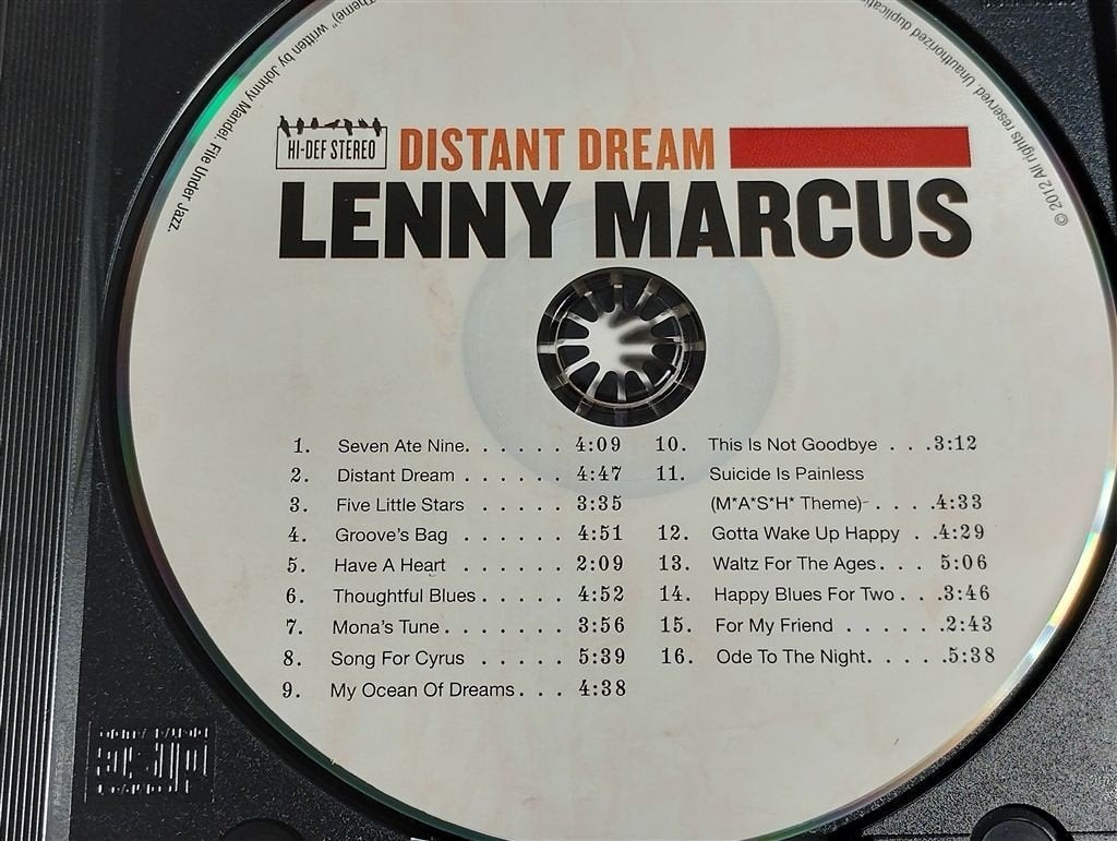 Lenny Marcus ‎- Distant Dream, Ophalen of Verzenden, Zo goed als nieuw, Jazz