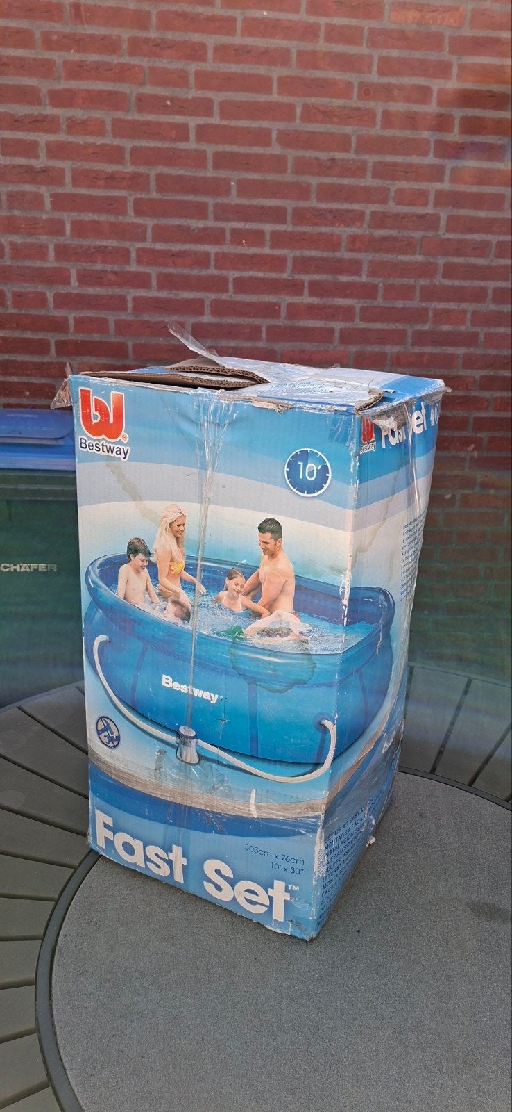 Bestway zwembad met heel veel accessoires, Tuin en Terras, Ophalen, Gebruikt, Minder dan 80 cm, Rond
