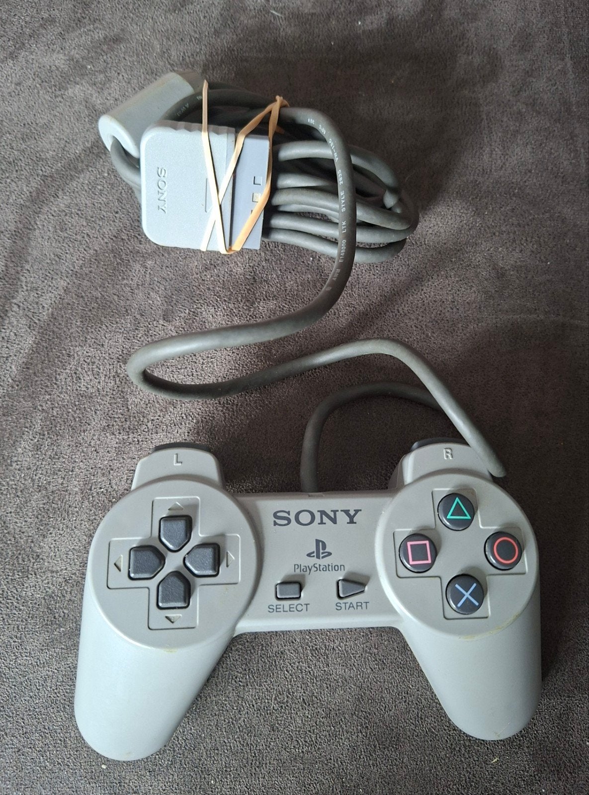 Originele Sony PlayStation 1 Controller (Grijs), Ophalen of Verzenden, Gebruikt, Controller, PlayStation 1
