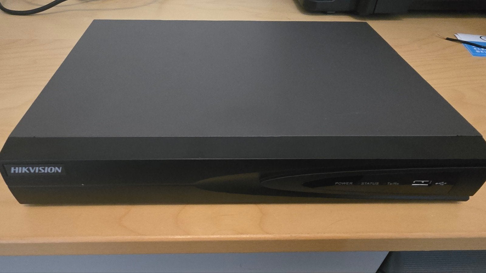 Hikvision DS-7604NI-E1/4P/A Netwerk Video Recorder, Ophalen of Verzenden, Gebruikt