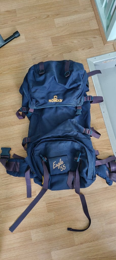 Trekkingrugzak voor vrouwen 55 liter, Ophalen, Gebruikt, Rugzak